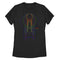 Women's Star Trek Rainbow Enterprise Evolution T-Shirt