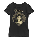 Girl's Aladdin Jasmine Ornate Frame T-Shirt