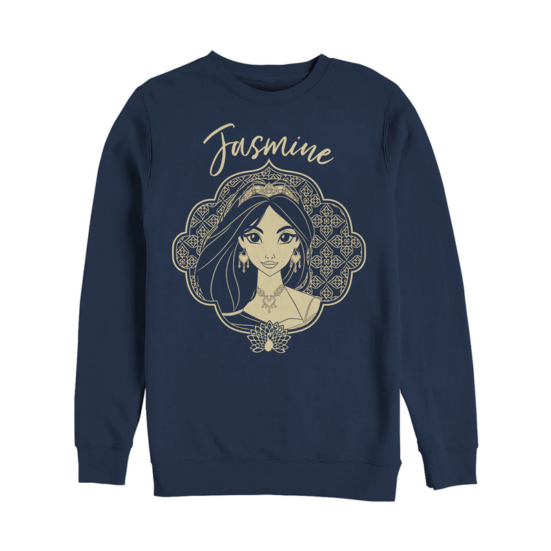 Men's Aladdin Jasmine Ornate Frame Sweatshirt