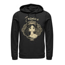 Men's Aladdin Jasmine Ornate Frame Pull Over Hoodie