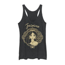 Women's Aladdin Jasmine Ornate Frame Racerback Tank Top