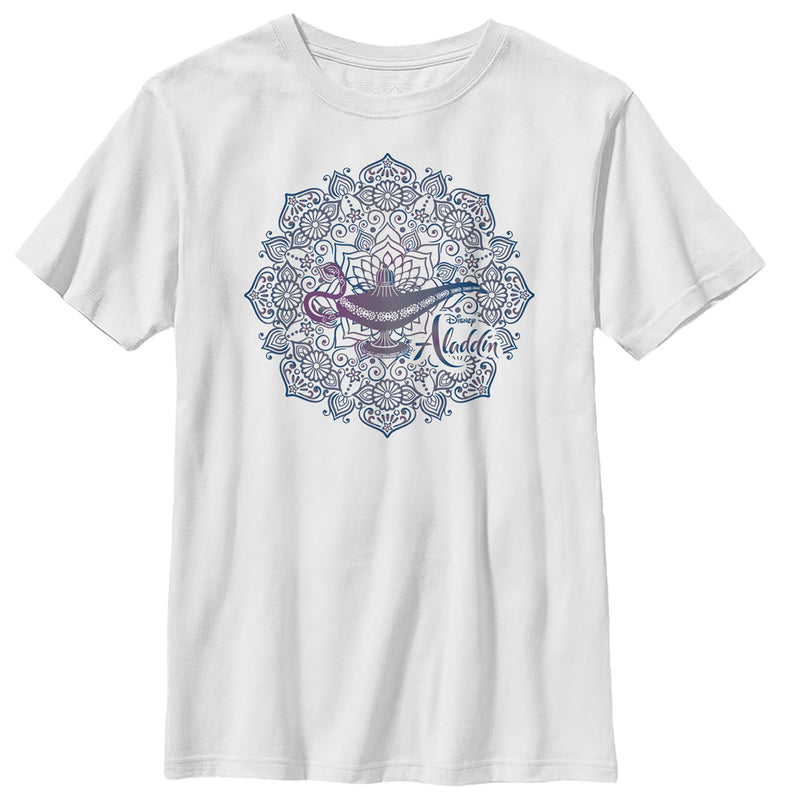 Boy's Aladdin Magical Lamp Mandala Symbol T-Shirt
