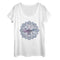 Women's Aladdin Magical Lamp Mandala Symbol Scoop Neck