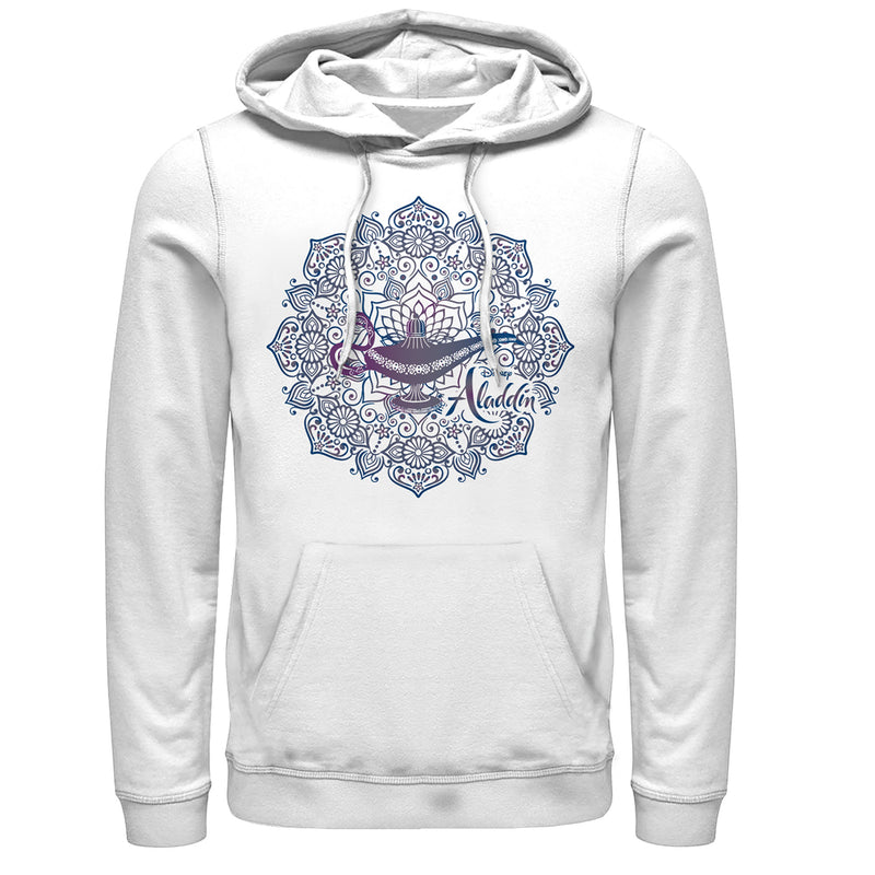 Men's Aladdin Magical Lamp Mandala Symbol Pull Over Hoodie