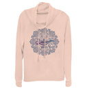 Junior's Aladdin Magical Lamp Mandala Symbol Cowl Neck Sweatshirt