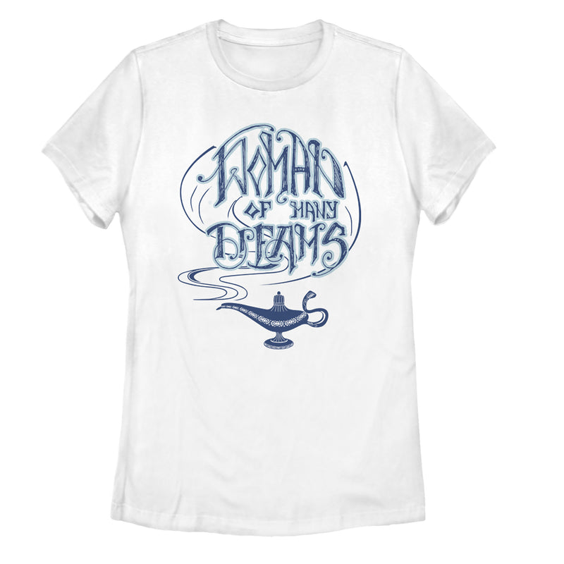 Women's Aladdin Woman of Many Dreams Lamp T-Shirt