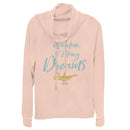 Junior's Aladdin Dream Woman Cowl Neck Sweatshirt