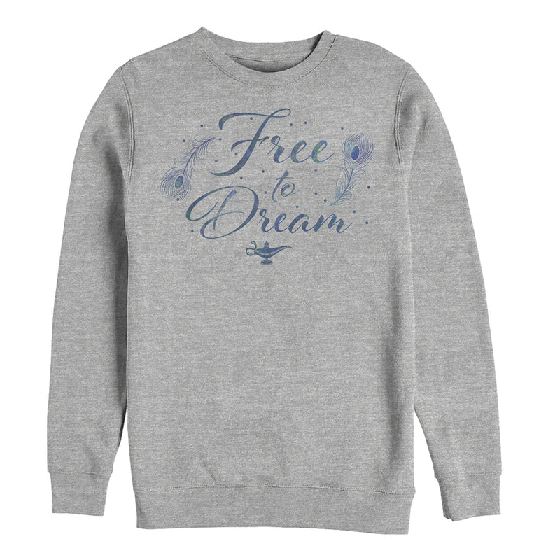 Men's Aladdin Free to Dream Feather Sweatshirt