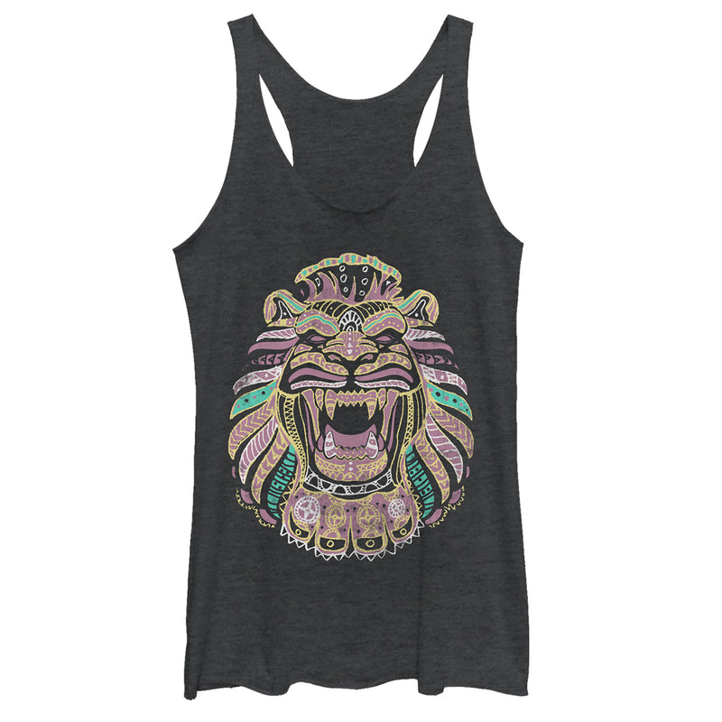 Women's Aladdin Henna Cave of Wonders Racerback Tank Top