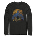 Men's Aladdin Genie Sunset Silhouette Long Sleeve Shirt