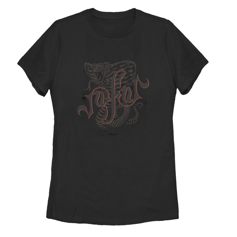 Women's Aladdin Jafar Cobra Scrawl T-Shirt