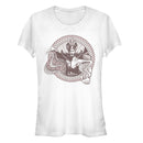 Junior's Aladdin Jafar Cobra Circle T-Shirt