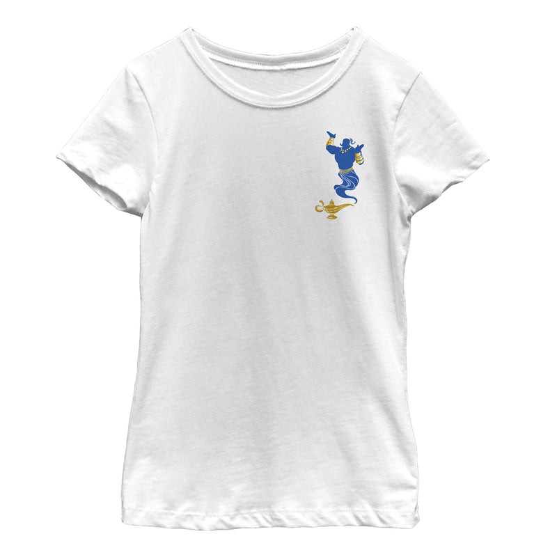 Girl's Aladdin Genie Badge T-Shirt