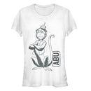 Junior's Aladdin Cartoon Abu Profile T-Shirt