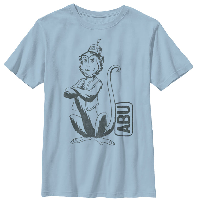 Boy's Aladdin Cartoon Abu Profile T-Shirt
