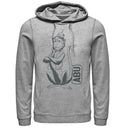 Men's Aladdin Cartoon Abu Profile Pull Over Hoodie