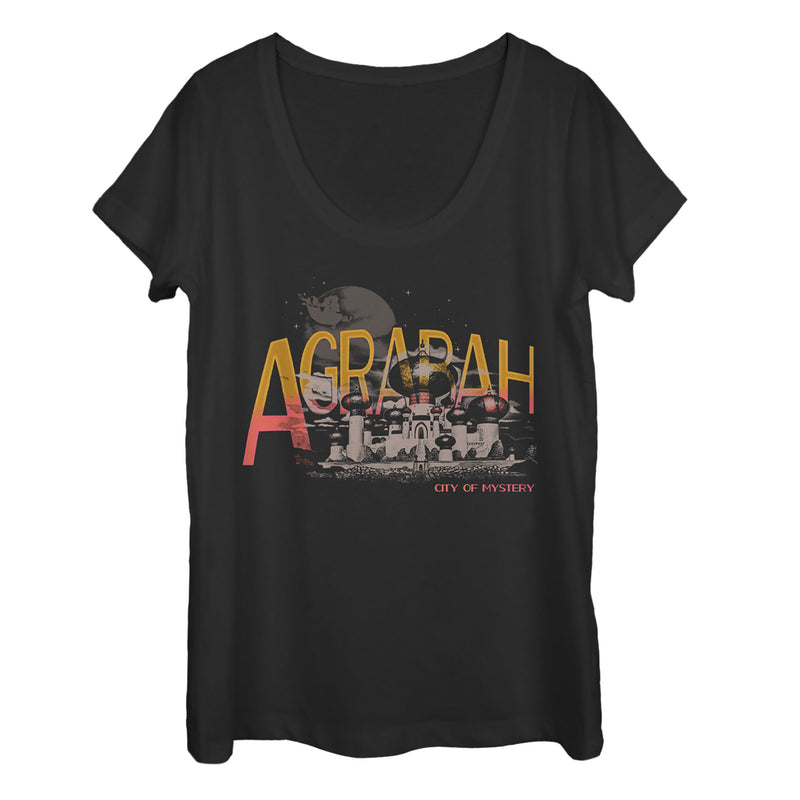 Women's Aladdin Agrabah City of Mystery Scoop Neck