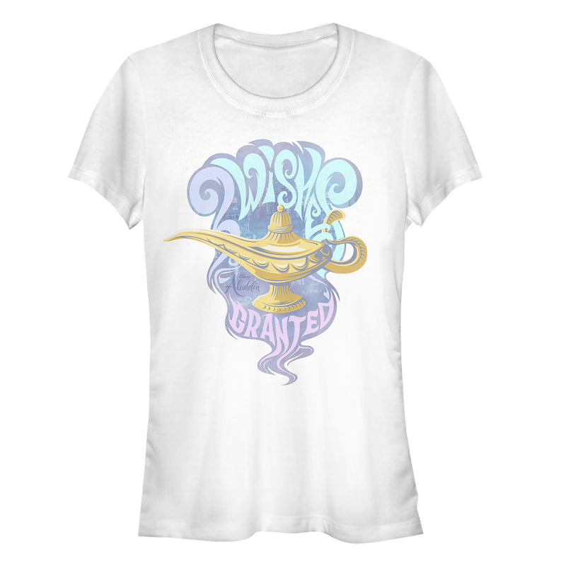 Junior's Aladdin Vintage 3 Wishes T-Shirt