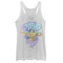 Women's Aladdin Vintage 3 Wishes Racerback Tank Top