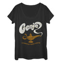 Women's Aladdin Retro Genie Power Scoop Neck