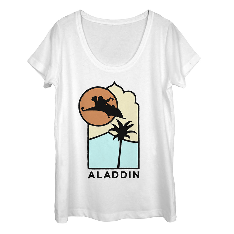 Women's Aladdin Block Carpet Ride Scoop Neck