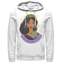 Men's Aladdin Jasmine Leader Portrait Pull Over Hoodie