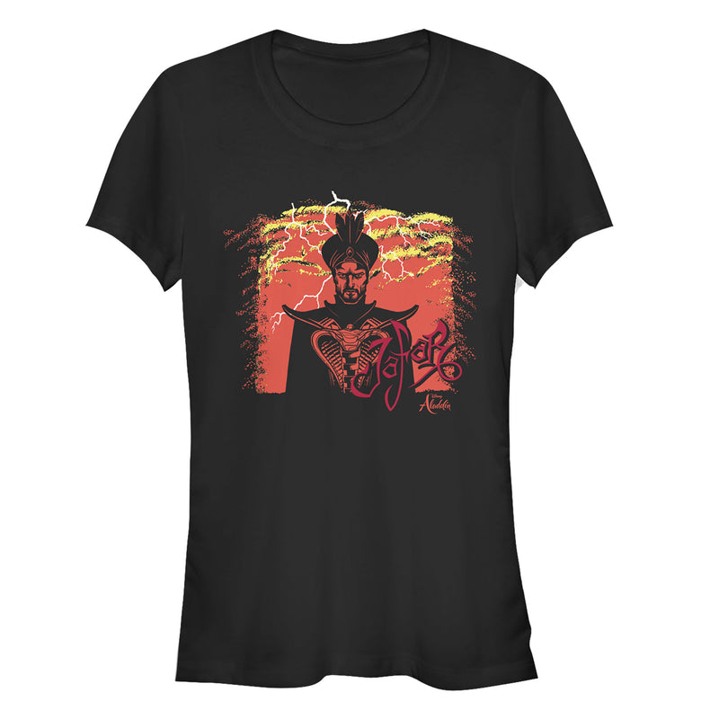 Junior's Aladdin Artistic Stormy Jafar T-Shirt