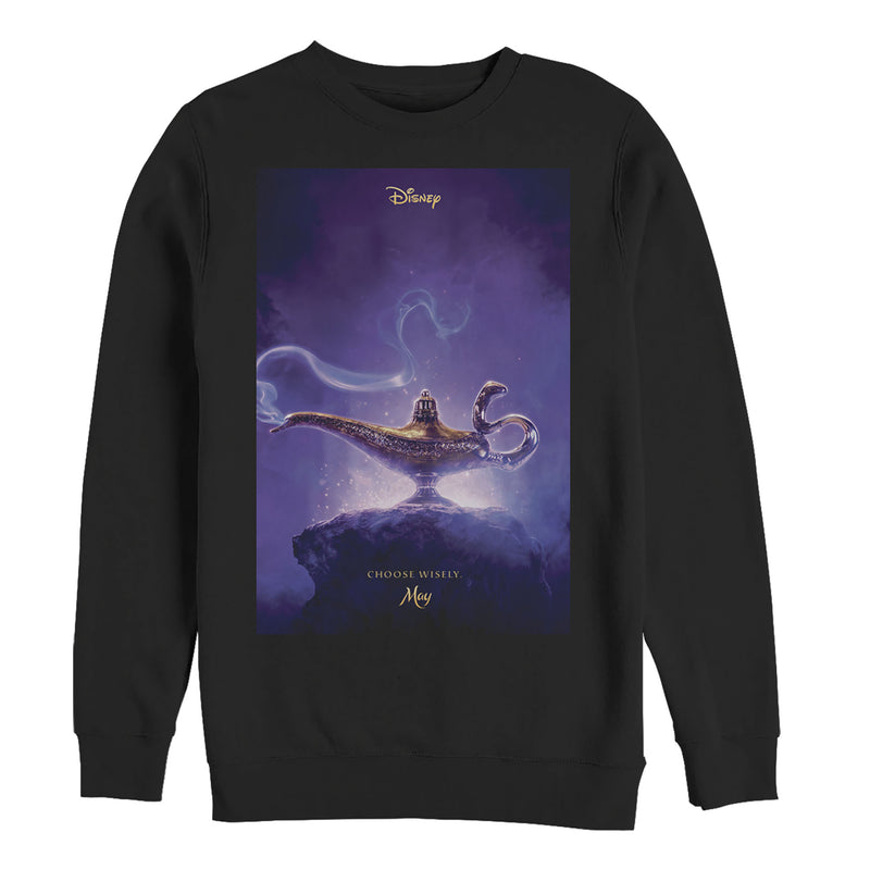 Men's Aladdin Choose Wisely Movie Poster Sweatshirt