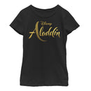 Girl's Aladdin Script Logo T-Shirt