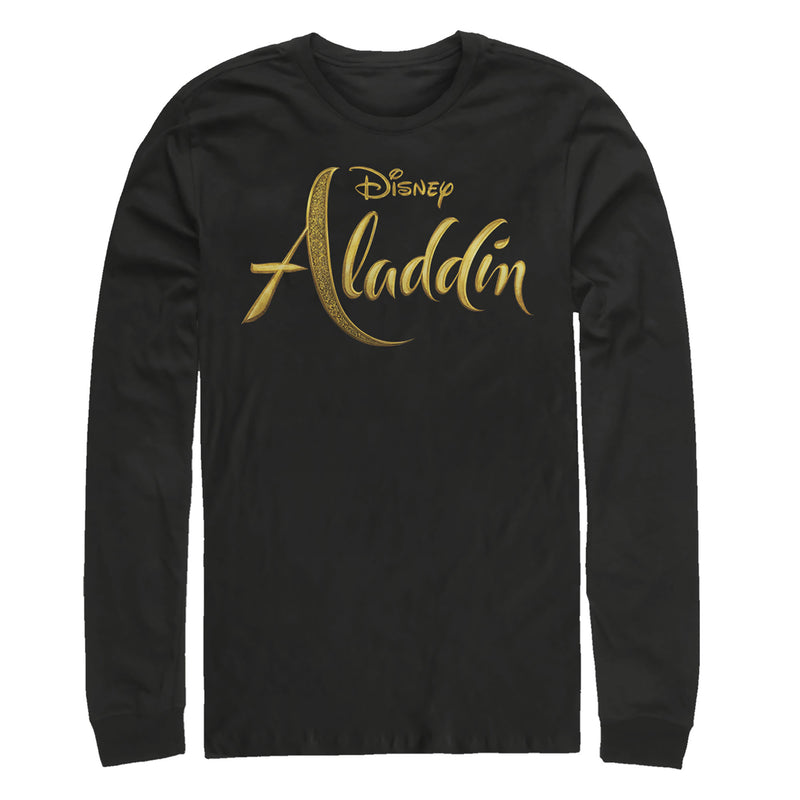 Men's Aladdin Script Logo Long Sleeve Shirt