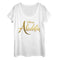 Women's Aladdin Script Logo Scoop Neck