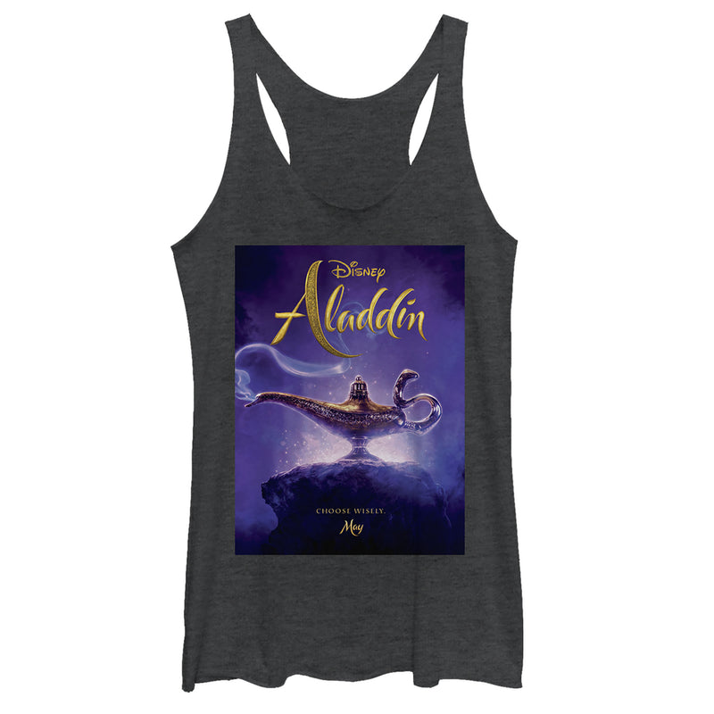 Women's Aladdin Movie Poster Magic Racerback Tank Top