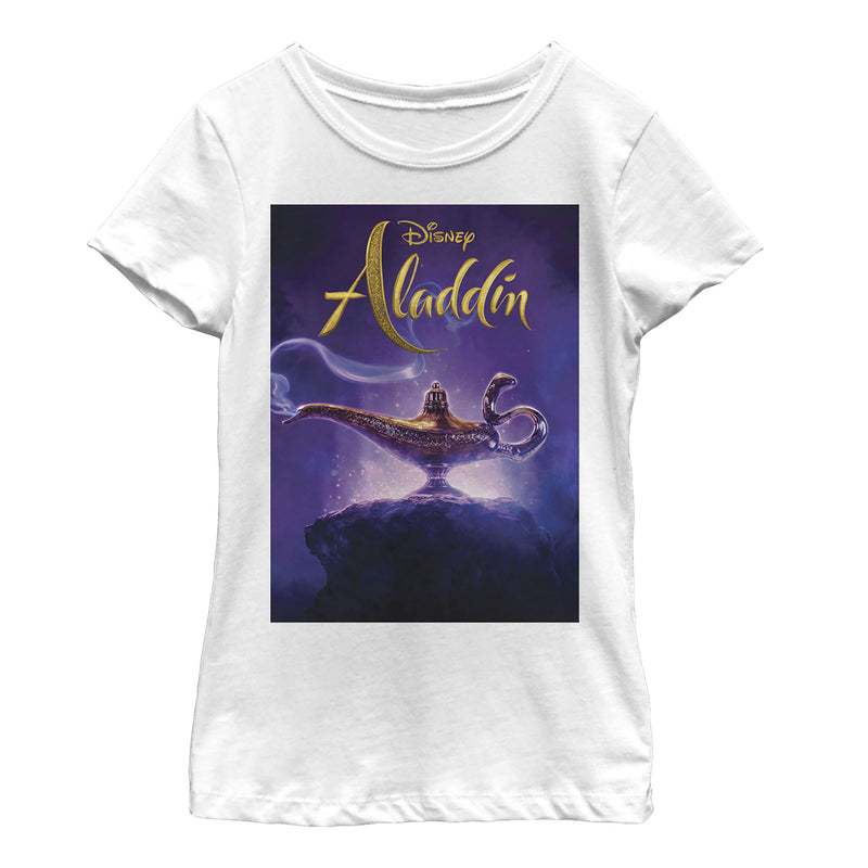 Girl's Aladdin Movie Poster Magic T-Shirt