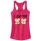 Junior's CHIN UP I Loaf You Racerback Tank Top