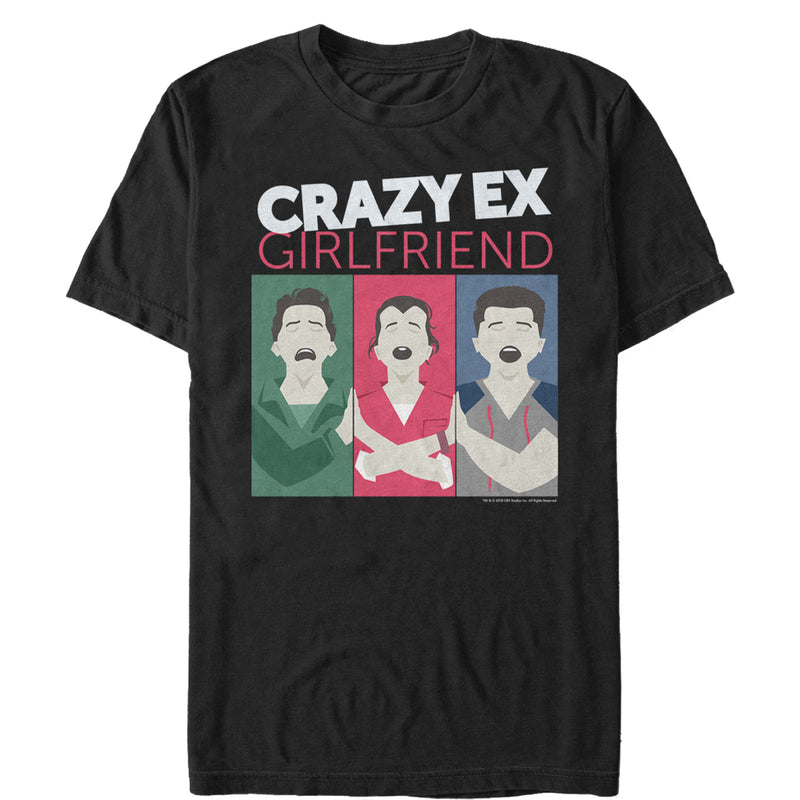 Men's Crazy Ex-Girlfriend No One is Singing My Song Panel T-Shirt