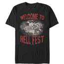 Men's Hell Fest Welcome Map T-Shirt
