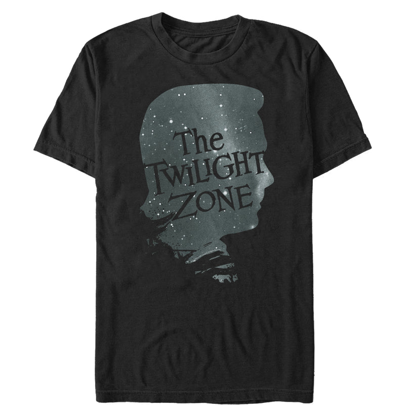 Men's The Twilight Zone Galactic Profile Logo T-Shirt