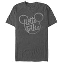 Men's Mickey & Friends Mickey Mouse Ears Hello Folks T-Shirt