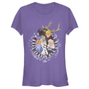 Junior's Frozen Character Wreath T-Shirt