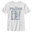 Boy's Frozen Character Squares T-Shirt