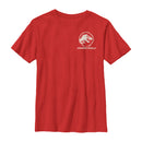 Boy's Jurassic World Glitch Logo Badge T-Shirt