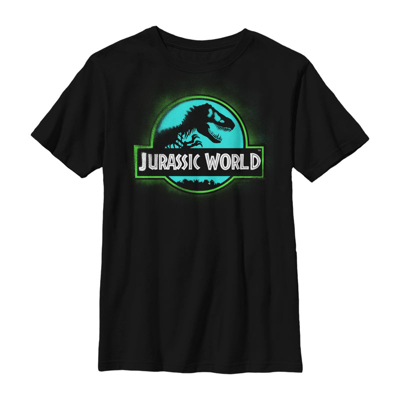 Boy's Jurassic World: Fallen Kingdom T. Rex Spray Paint Logo T-Shirt