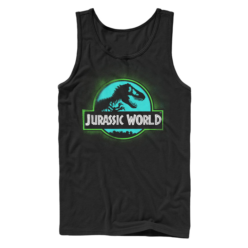 Men's Jurassic World: Fallen Kingdom T. Rex Spray Paint Logo Tank Top