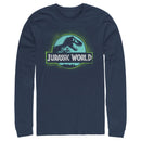 Men's Jurassic World T. Rex Spray Paint Logo Long Sleeve Shirt