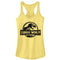 Junior's Jurassic World: Fallen Kingdom Spray Paint Print Logo Racerback Tank Top