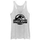 Women's Jurassic World: Fallen Kingdom Spray Paint Print Logo Racerback Tank Top