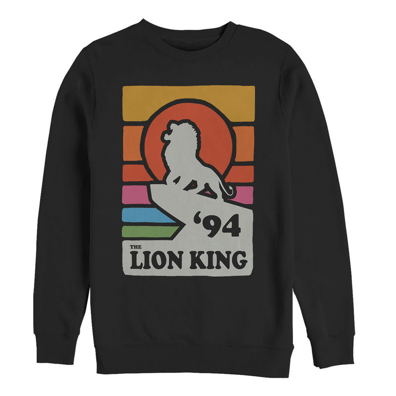 Men's Lion King Retro Rainbow '94 Silhouette Sweatshirt
