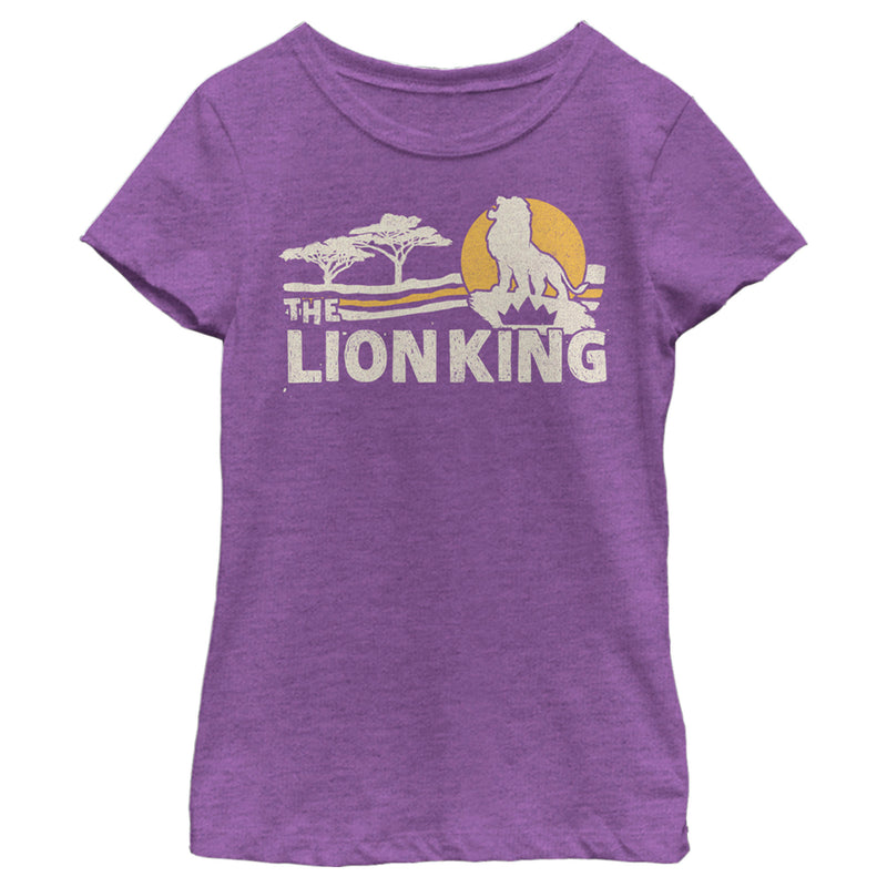 Girl's Lion King Vintage Pride Lands T-Shirt