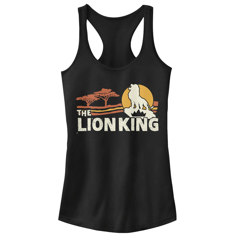 Junior's Lion King Classic Pride Lands Racerback Tank Top