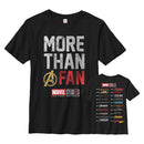 Boy's Marvel 10th Anniversary More Than a Fan T-Shirt